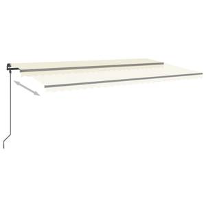 Auvent rétractable 3006679-1 Crème - Profondeur : 600 cm