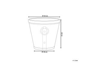 Cache-pot d'extérieur VARI Diamètre : 45 cm - Nombre de pièces dans le lot : 1