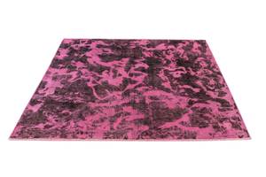 Tapis Vintage Royal XLIII Rose foncé - Textile - 140 x 1 x 134 cm