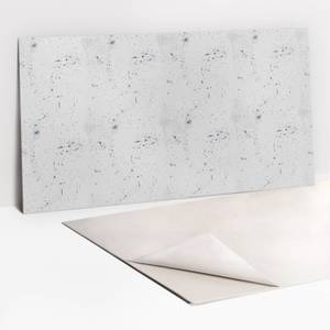Selbstklebendes Wandpaneel Beton Grau - Kunststoff - 100 x 50 x 50 cm