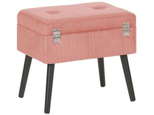 Tabouret MALLARD Noir - Rose foncé