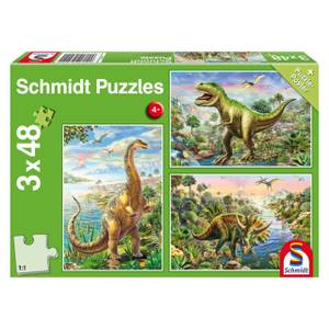 Puzzle Abenteuer der Dinosaurier Papier - 20 x 4 x 28 cm