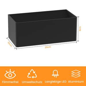 LED Wandleuchte Herz 10 x 8 x 20 cm