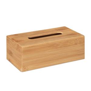 2 x Kosmetiktücherbox aus Bambus 2er Set