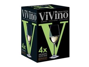 Weißweingläser ViVino 4er Set Glas - 8 x 22 x 8 cm