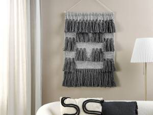 Suspension murale en tissu JIWA Gris - Fibres naturelles - 60 x 106 x 1 cm