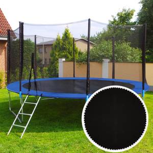 Sprungmatte für trampolin Schwarz - Kunststoff - Textil - 384 x 1 x 384 cm