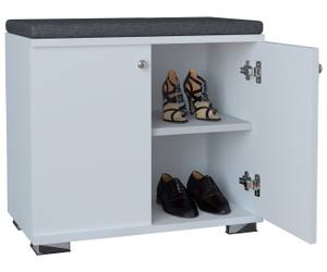 Armoire à chaussures Gados Blanc - Bois manufacturé - 60 x 49 x 33 cm