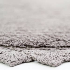 PERLA Gris tapis finition crochet Gris