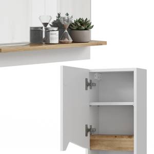 Badmöbel-Set Marelle 40851 Braun - Weiß - Holzwerkstoff - 60 x 57 x 35 cm