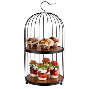 Buffetgestell Birdcage 33206 Braun - Massivholz - Holzart/Dekor - 26 x 54 x 26 cm