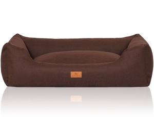 Hundebett Lotte mit Handwebcharakter Braun - 85 x 25 x 120 cm