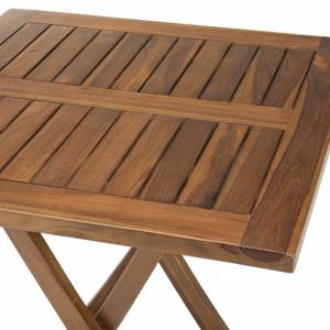 Teak Garten Tacle 2 Personen Braun - Massivholz - Holzart/Dekor - 70 x 75 x 70 cm