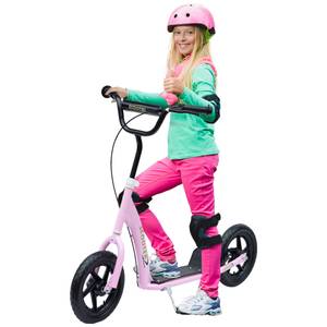 Kinderscooter 371-027PK Hochglanz Altrosa