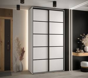 ARMOIRE À PORTES COULISSANTES DAVOS 4 Blanc - Largeur : 130 cm