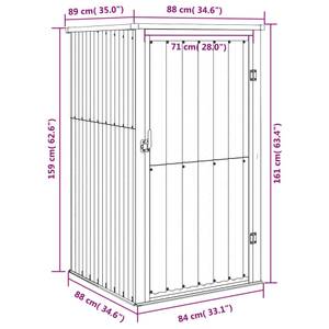 Remise à outils 3006852 Vert - Largeur : 88 cm