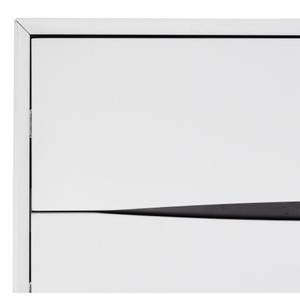 Kommode Lyon Weiß/Schwarz Schwarz - Braun - Weiß - Holzwerkstoff - 80 x 117 x 40 cm