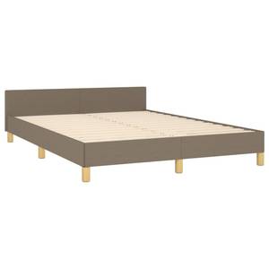 Bettgestell mit Kopfteil 3016044-3 Braun - Taupe - Breite: 143 cm