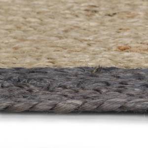 Tapis Gris lava - Imitation chêne - 120 x 120 cm