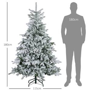 Weihnachtsbaum 830-897V00GN Grün - Kunststoff - 115 x 180 x 115 cm