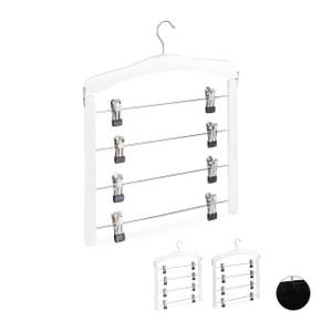 Cintres multiples set de 3 Blanc - Argenté - Noir
