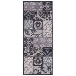 Küchenläufer Teppich Trendy Barock Grau - Textil - 60 x 1 x 150 cm