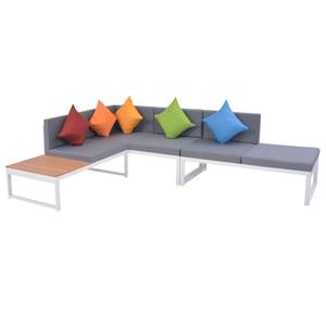 Ensemble de mobilier de jardin Métal - 198 x 92 x 63 cm