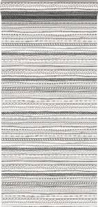 papier peint ruban en dentelle 7161 Noir - Fibres naturelles - Textile - 53 x 1005 x 1005 cm