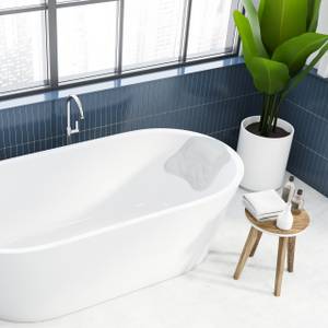 Coussin de bain Blanc - Textile - 38 x 38 x 6 cm