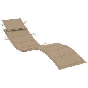 Chaise longue (lot de 2) 3012867-4 Marron chevreuil