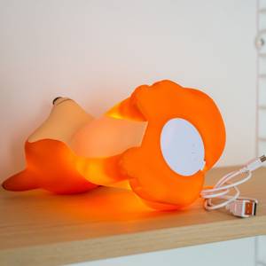 Veilleuse à LED César le renard orange Orange - Matière plastique - 13 x 20 x 15 cm