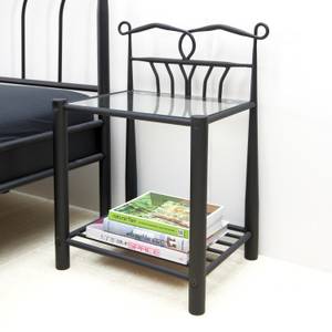 Bett Capitol City Metall - Schwarz - 140 x 200cm