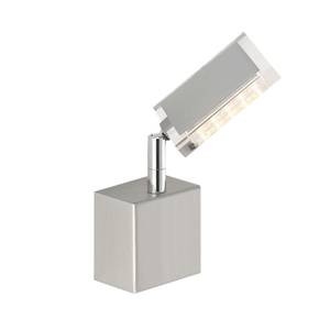 Lampada a parete LED FUTURA Acciaio - Color argento