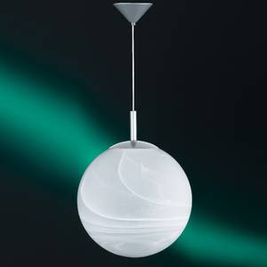 Hanglamp Kugel aluminiumkleurig - Diameter lampenkap: 35 cm