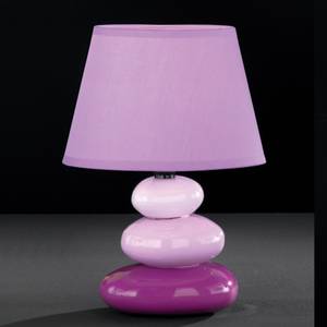 Lampe de bureau Rocco Tres Céramique / Textile - Violet