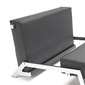 Fauteuil lit Cubed 90 Cuir synthétique - Noir