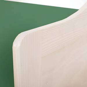 Letto multifunzione Leonie Legno massello di pino Bianco laccato - 90 x 190cm