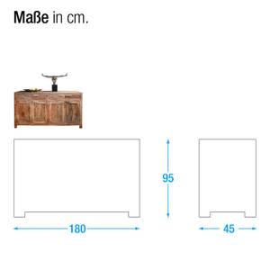 Sideboard Authentico 4-türig