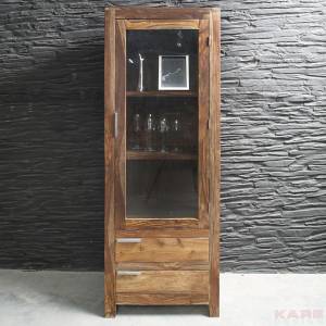 Vitrine Authentico aus Sheesham-Holz