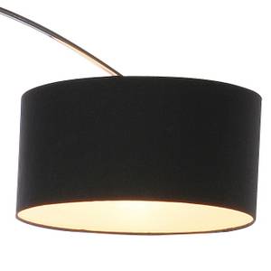 Lampadaire Gooseneck En noir, chromé