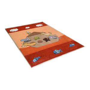 Tapis pour enfant Maui Arche de Noé rouge - 100 x 160 cm