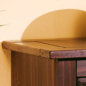 Opbergkast Zacateca 1-deurs - massief grenenhout - koloniale kleur