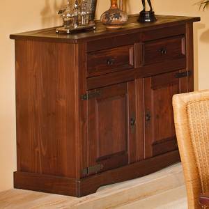 Sideboard Zacateca 2 deuren - gebeitst en gewaxt massief grenenhout