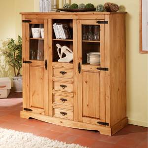 Highboard Zacateca Kiefer massiv - Antik