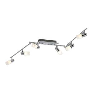 LED-rails met armen Zilver - Metaal - 150 x 24 x 8 cm