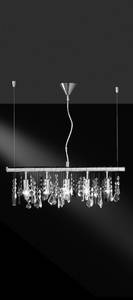 Hanglamp Maren Metaal - Glas - Metaal - 80 x 120 x 10 cm