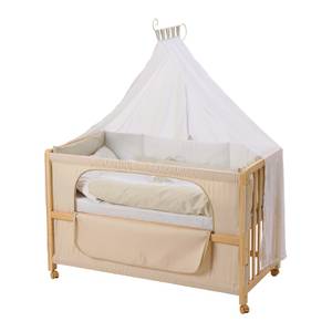 ROBA Lit Bébé Cabane 60x120 cm + Plan et Matelas à langer