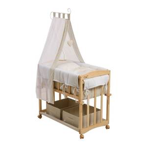 Lit berceau Liebhabär (4 en 1) - Hêtre massif - Bois naturel verni - Beige