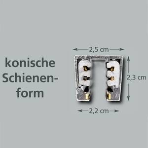 Stromschiene-m6 Hochvolt, Nickel, matt, HV-Track 5 - Länge: 100 cm