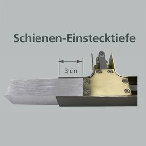 Verbinding-m6- voor stroomleidingen lineair, mat nikkel, HV-Track 4